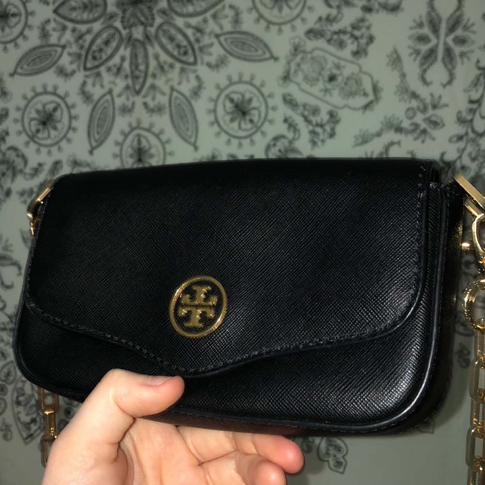 tory burch black crossbody bag